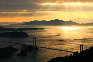 瀬戸内の夕景