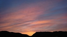 ピピの屋上からの夕景