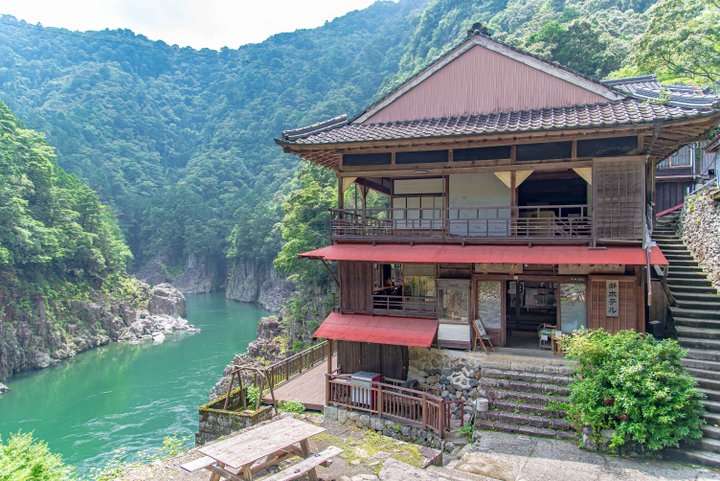 瀞八丁上流のホテル