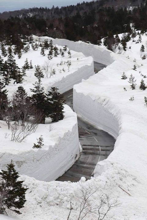 豪雪の青森県