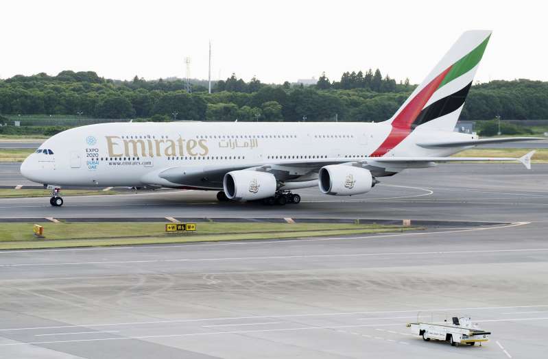 Ａ３８０型機　エミレーツ航空