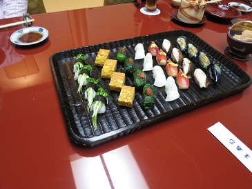 野菜のネタ　お寿司