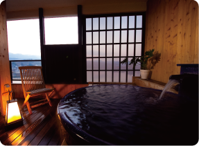 部屋の露天風呂