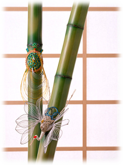 水引アート作品から