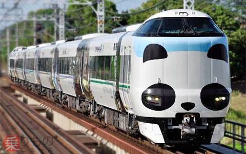 特急くろしお　パンダ列車