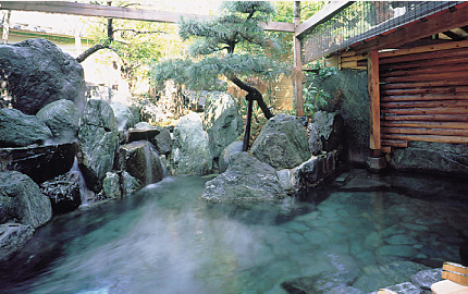 井づつや　露天風呂